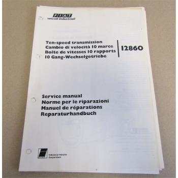 Iveco 12860 Wechselgetriebe Werkstatthandbuch 5/1977 Reparaturhandbuch
