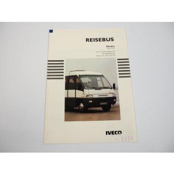 Iveco A59.12 TurboDaily Kleinbus 6 t 24 Sitze Cacciamali Prospekt 1980er Jahre