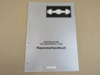 Iveco Achse 4523 (Rockwell 125E) Werkstatthandbuch Reparaturanleitung 1986