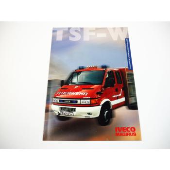 Iveco Magirus 65C15D TSF-W Feuerwehr Spritzenfahrzeug Prospekt 2002