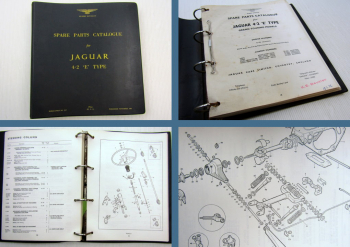 Jaguar E Type Grand Touring Models 6 Zylinder 4,2l Ersatzteilliste Parts Catalog