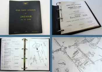 Jaguar E Type Grand Touring Models 6 Zylinder 4,2l Ersatzteilliste Parts Catalog
