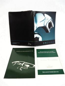 Jaguar Mappe plus Jahresbericht 1984 und Prospekt Einladung Modelle 1986