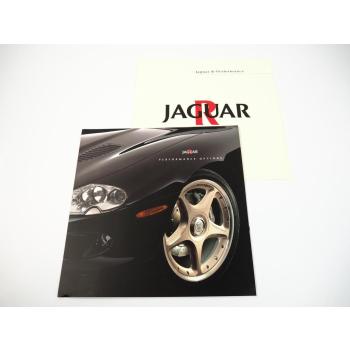 Jaguar R Performance Sportfelgen Prospekt und Preisliste Stand 1999