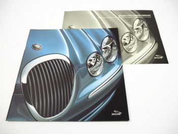 Jaguar S-Type 2000 3.0 V6 Executive 4.0 V8 Prospekt und Zubehör-Preisliste