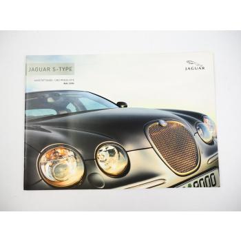 Jaguar S-Type Preisliste 2006