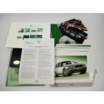 Jaguar X-Type Pressemappe Pressefotos CD 2000