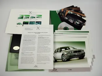 Jaguar X-Type Pressemappe Pressefotos CD 2000