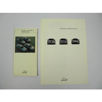Jaguar X-Type S-Type XJ XK Serie Prospekt 2001 Preisliste 1999