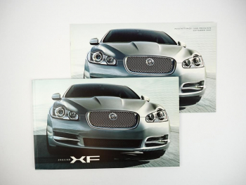 Jaguar XF 2.7 3.0 V6 4.2 V8 Prospekt Preisliste 2008