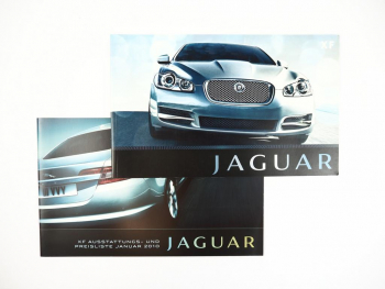 Jaguar XF 2.7 3.0 V6 4.2 V8 Prospekt Preisliste 2009