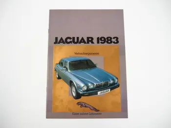 Jaguar XJ Sovereign Vanden Plas XJS Prospekt 1983