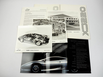 Jaguar XJ220 Pressemappe Pressefotos 1993