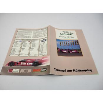 Jaguar XJR 14 Racing Review ADAC Nürburgring 1991 Rennbericht Prospekt