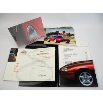 Jaguar XK8 Pressemappe Pressefotos Einladung 1996
