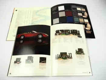 Jaguar XK8 Prospekt Zubehör Accessoires Katalog 30 + 30 Seiten Stand 1998