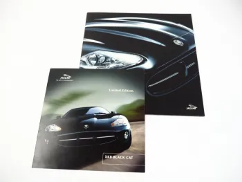 Jaguar XKR und XK8 Black Cat Prospekt 40 Seiten Stand 2000/2001