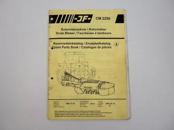JF CM2250 Rotormäher Ersatzteilkatalog Parts List Reservedelskatalog 1994