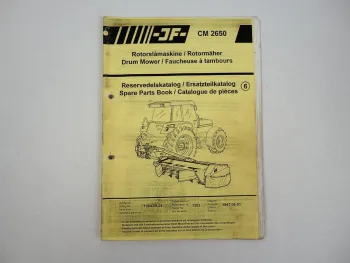 JF CM2650 Rotorrmäher Ersatzteilkatalog Spare Parts Book 1997
