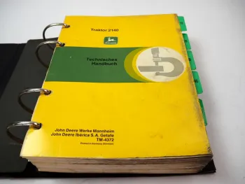 John Deere 2140 Werkstatthandbuch Reparaturanleitung Technisch. Handbuch 1982-86