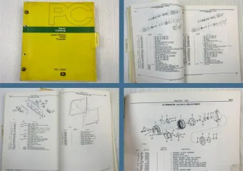 John Deere 4230 Tractor Parts Catalog Teilekatalog in englisch 1976