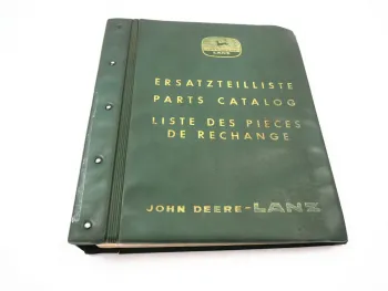 John Deere 510 Dieselschlepper Ersatzteilliste Ersatzteilkatalog 1968