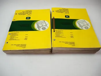John Deere 6010 6110 6210 - 6910 SE Wirkungsweise & Prüfungen Schaltpläne 1998