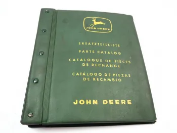 John Deere 710 Dieselschlepper Ersatzteilliste Ersatzteilkatalog 1968