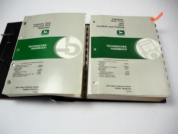 John Deere 7610 7710 7810 Reparaturanleitung & Prüfung Werkstatthandbuch 1997