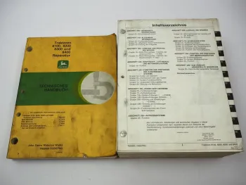 John Deere 8100 8200 8300 8400 Werkstatthandbuch Reparatur & Diagnose 1996