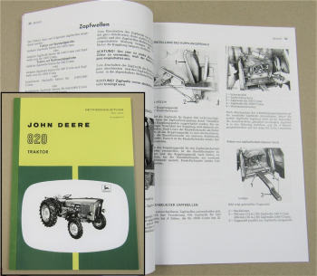 John Deere 820 Traktor Betriebsanleitung