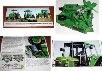 John Deere 830 930 4430 Traktor Schlepper Prospekt 1976