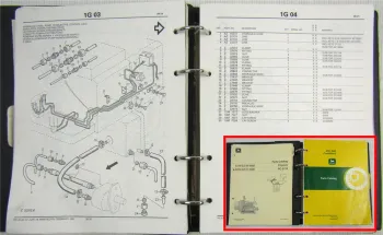 John Deere 930 940 Mähdrescher Ersatzteilkatalog Parts Catalog inkl Motor 1978