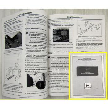 John Deere Mähwerk 38 Zoll Mover Deck 38-Inch Betriebsanleitung Operators Manual