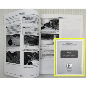 John Deere Mähwerk 42C Mover Deck Bedienungsanleitung Operators Manual 1999