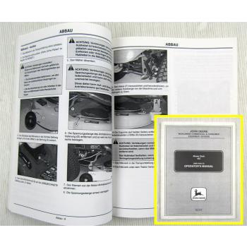 John Deere Mähwerk 42C Mover Deck Bedienungsanleitung Operators Manual 2000
