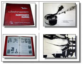 Johnson 100 PS V4 90° 2Takt Außenbordmotor Werkstatthandbuch 1971