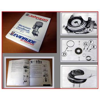 Johnson Evinrude 150 175 EI 60° V Loop Außenbordmotor Werkstatthandbuch 1990