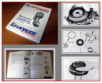 Johnson Evinrude 150 175 EI 60° V Loop Außenbordmotor Werkstatthandbuch 1990