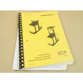 Jungheinrich ECP 100-3LG 100E ERsatzteilliste Parts List Pieces de Rechange