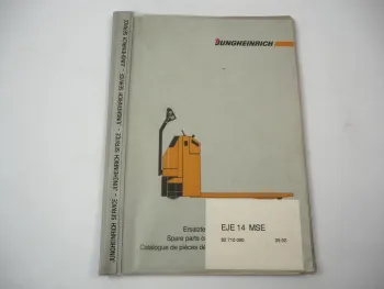 Jungheinrich EJE 14 MSE Elektro Hubwagen Ersatzteilliste Parts List 1992