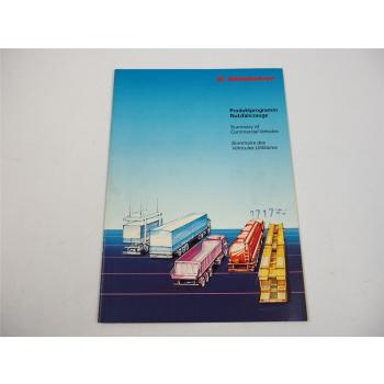 Kässbohrer Nutzfahrzeuge Produktprogramm Prospekt 1990