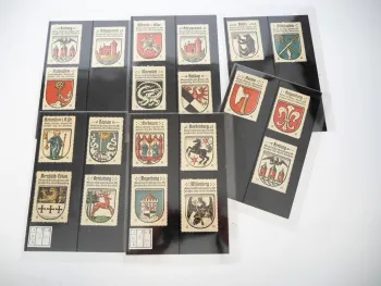 Kaffee HAG Deutsche Ortswappen Ostpreußen 20 Sammelmarken 1930er Jahre