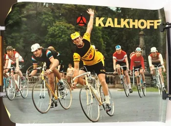 Kalkhoff Original Plakat Radsport Rennrad Grösse 85 x 60 cm 1970/80er Jahre