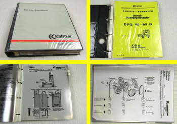 Kalmar DFQ-D Service Handbuch Werkstatthandbuch Reparaturanleitung 90er Jahre