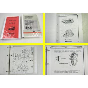 Kalmar DFQ-S Ersatzteilliste Technisches Handbuch Werkstatthandbuch Bedienung