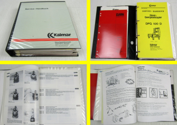 Kalmar DFQ100-D Service Handbuch Werkstatthandbuch Reparaturanleitung 1989