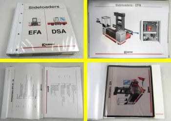 Kalmar EFA DSA Sideloaders Stapler Verkaufsargumente Modelleinführung 1995