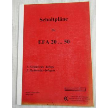 Kalmar EFA20-50 + EFY50-60E Schaltpläne Elektrik Stromlaufpläne 3/1997