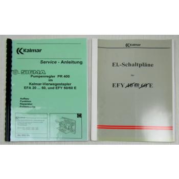 Kalmar EFY50 Sigma Pumpenregler PR400 Reparatur + Elektrische Schaltpläne 1999